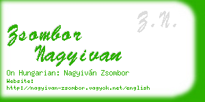 zsombor nagyivan business card