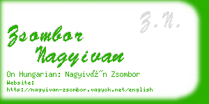 zsombor nagyivan business card